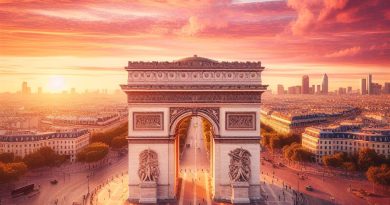 Pontos turísticos na França
