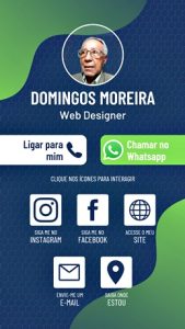 Cartão de visita digital interativo